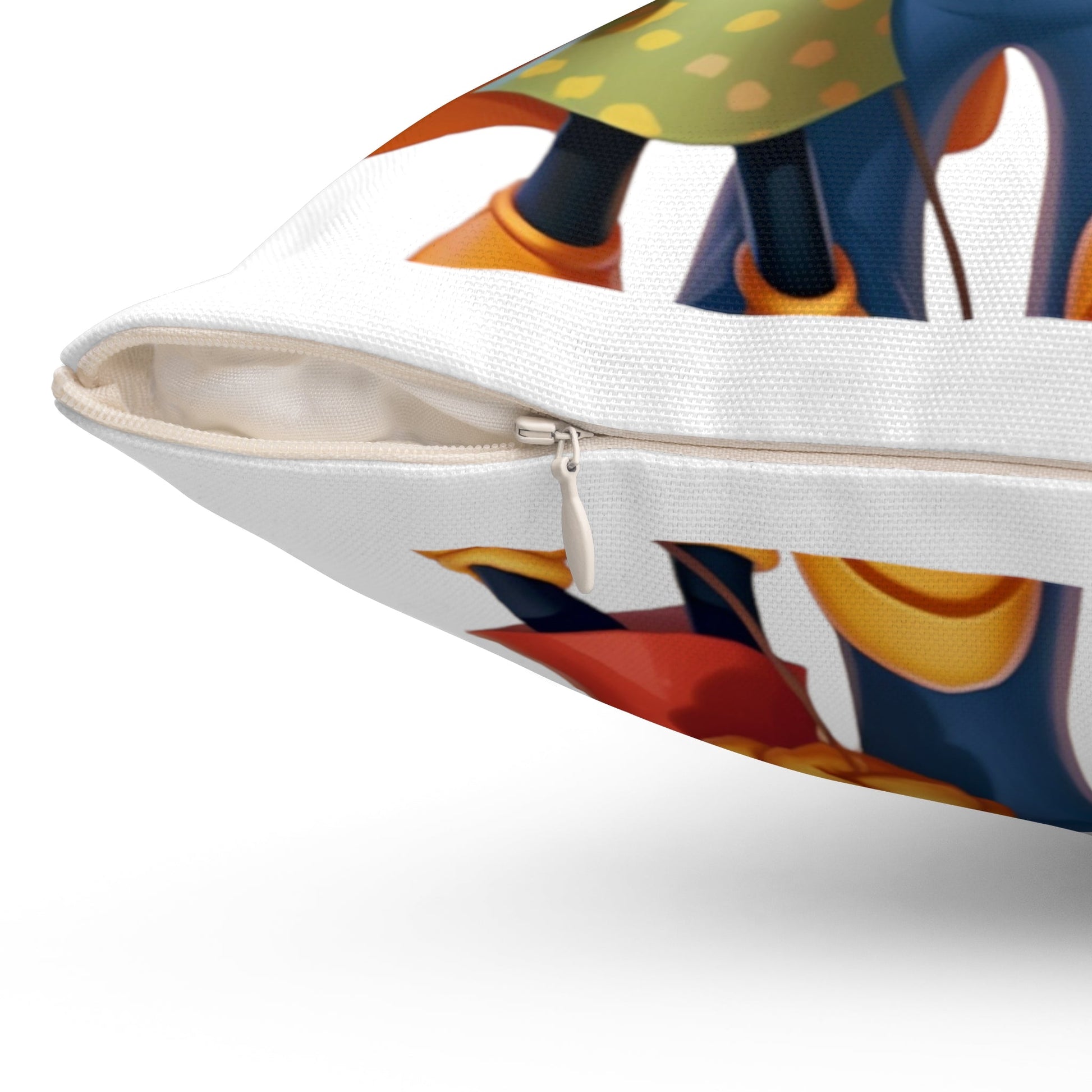 Spun Polyester Square Pillow for Kids - JennyCool