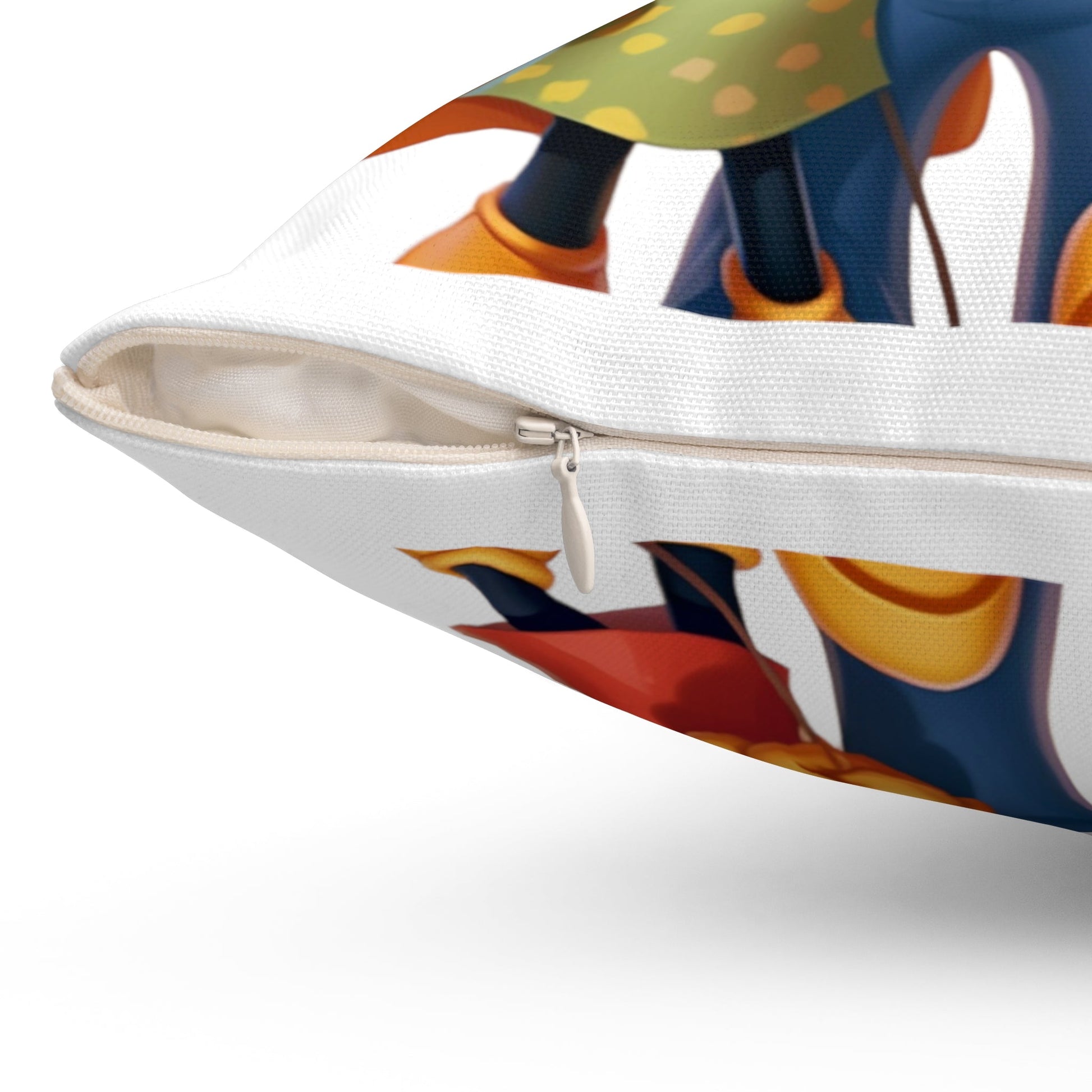 Spun Polyester Square Pillow for Kids - JennyCool