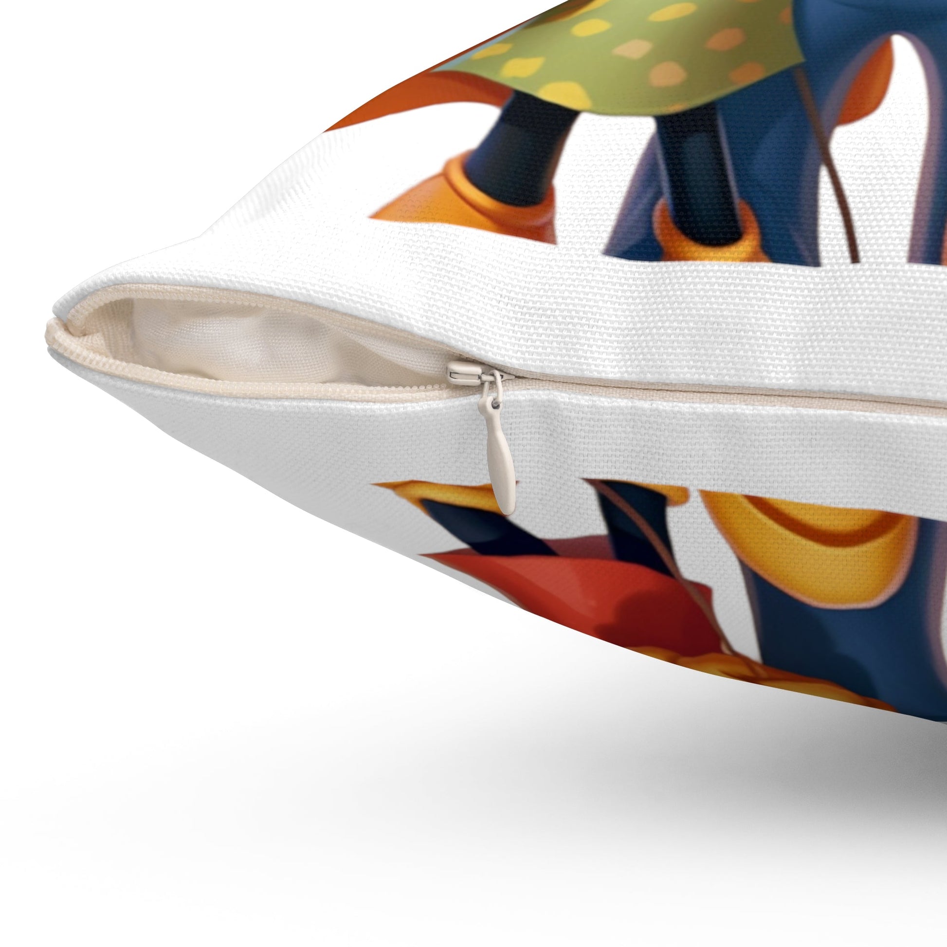 Spun Polyester Square Pillow for Kids - JennyCool