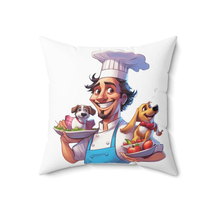 Spun Polyester Square Pillow for Kids - JennyCool