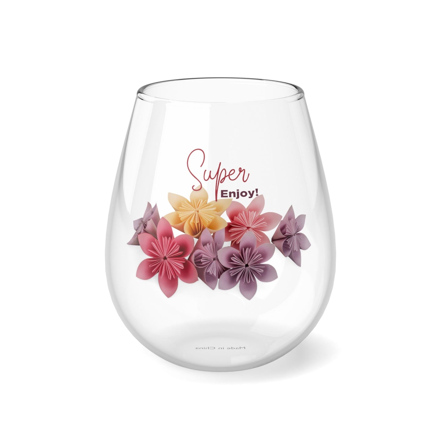 Stemless Wine Glass, 11.75oz - JennyCool