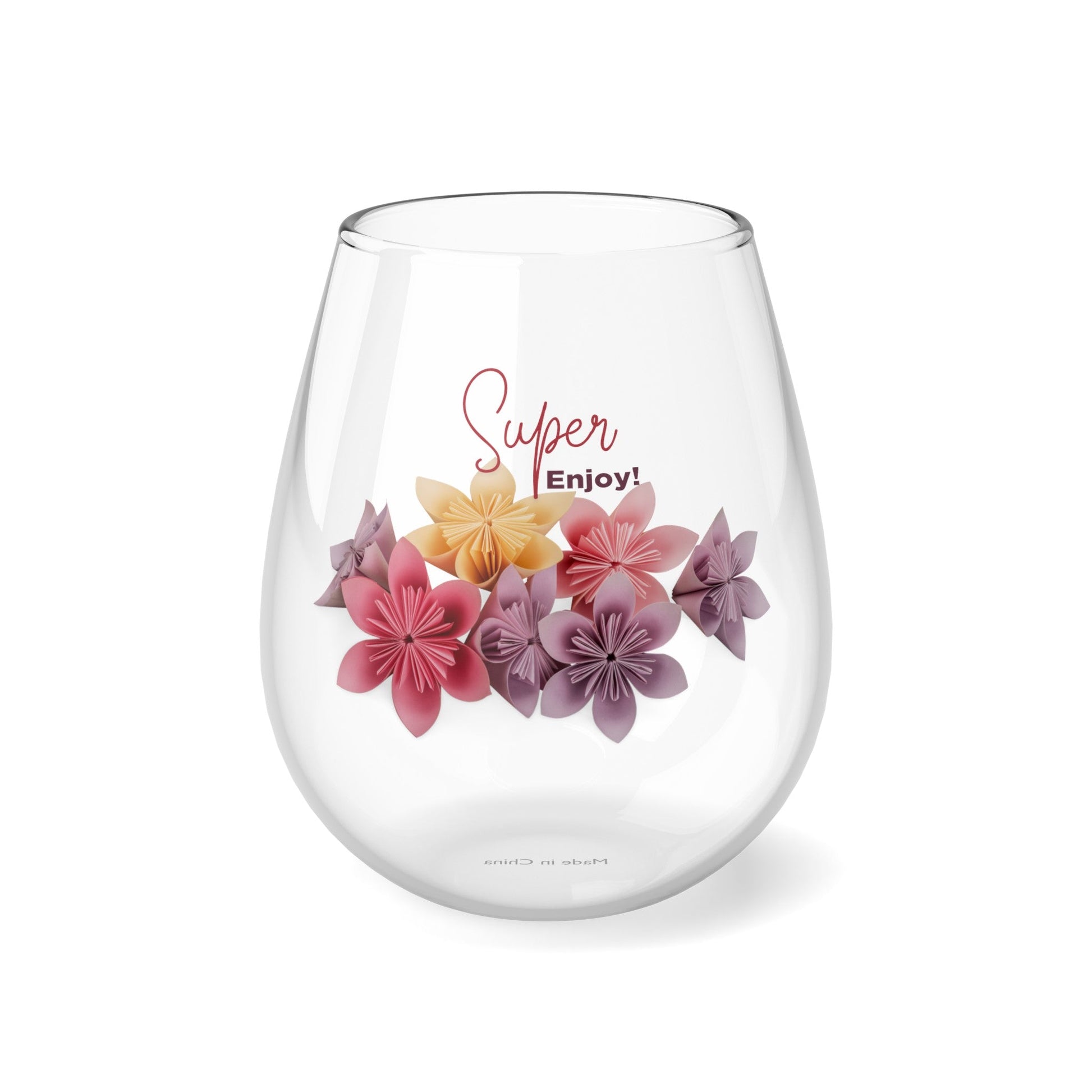 Stemless Wine Glass, 11.75oz - JennyCool