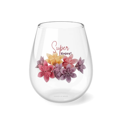 Stemless Wine Glass, 11.75oz - JennyCool