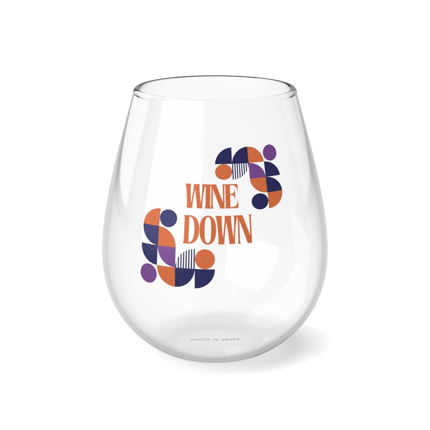 Stemless Wine Glass, 11.75oz - JennyCool
