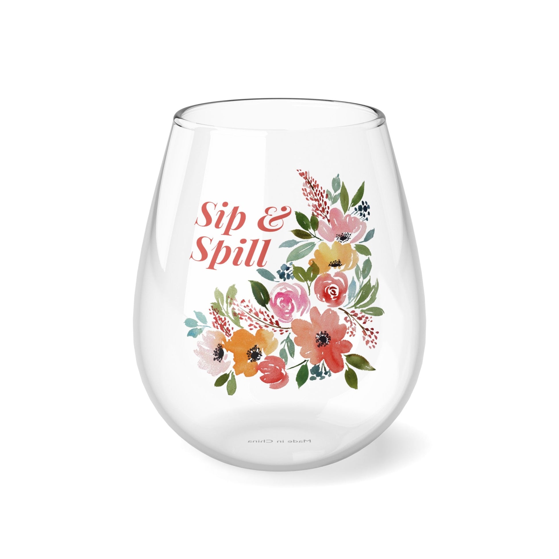Stemless Wine Glass, 11.75oz - JennyCool