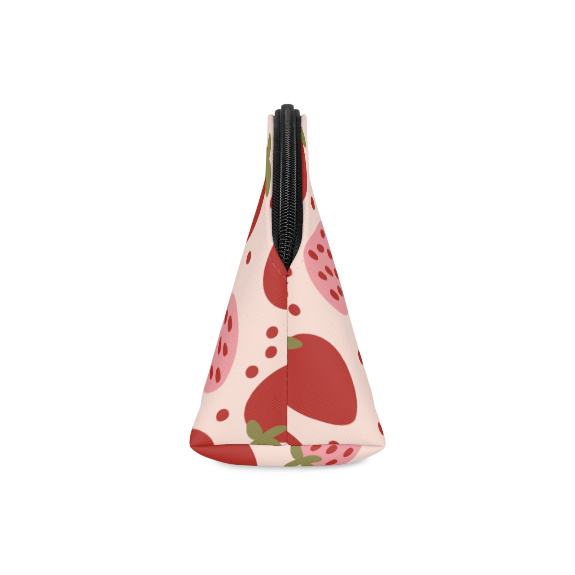 Strawberry Pattern Makeup Bag – Cute Fruit Cosmetic Pouch - JennyCool