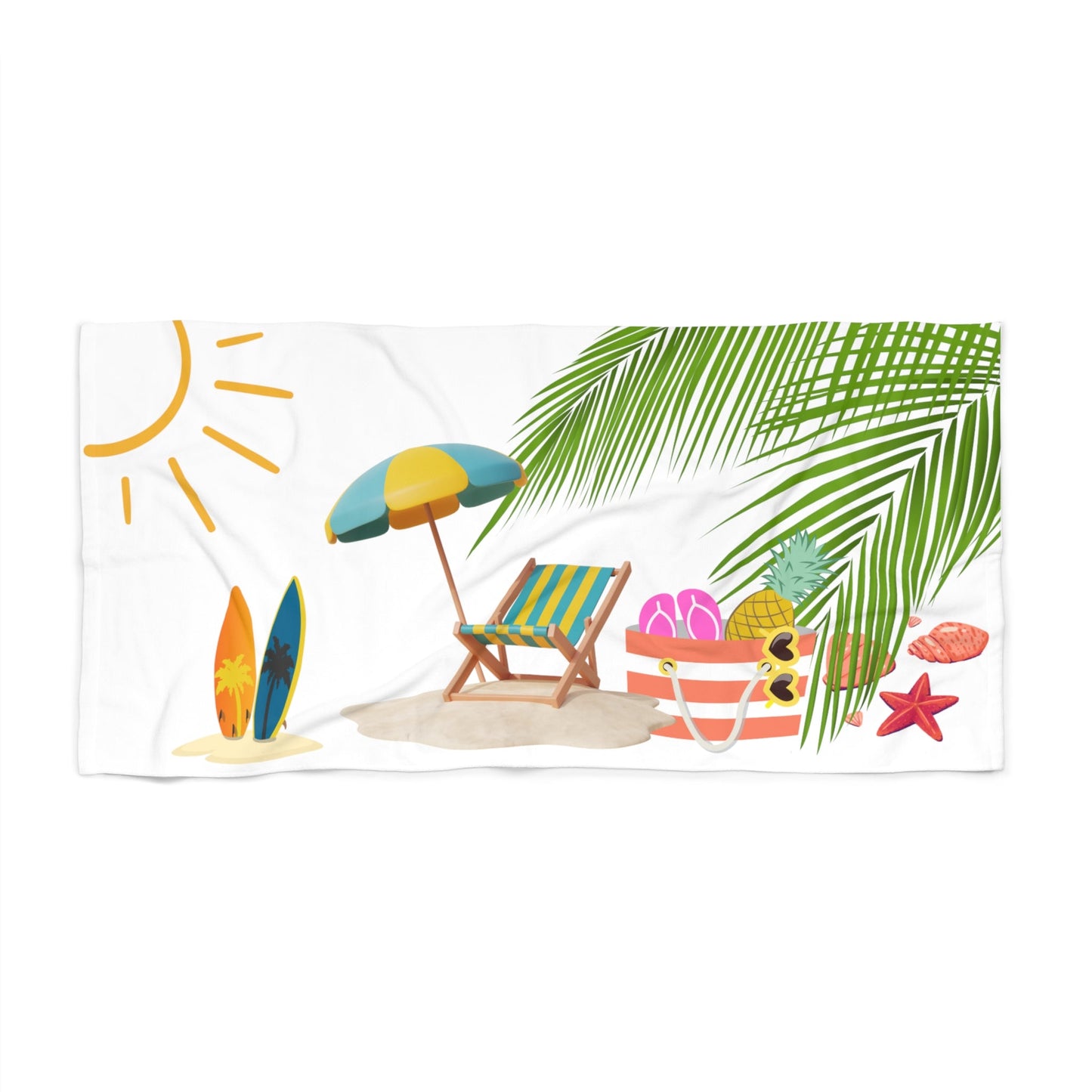 Summer Vibes Beach Towel - JennyCool