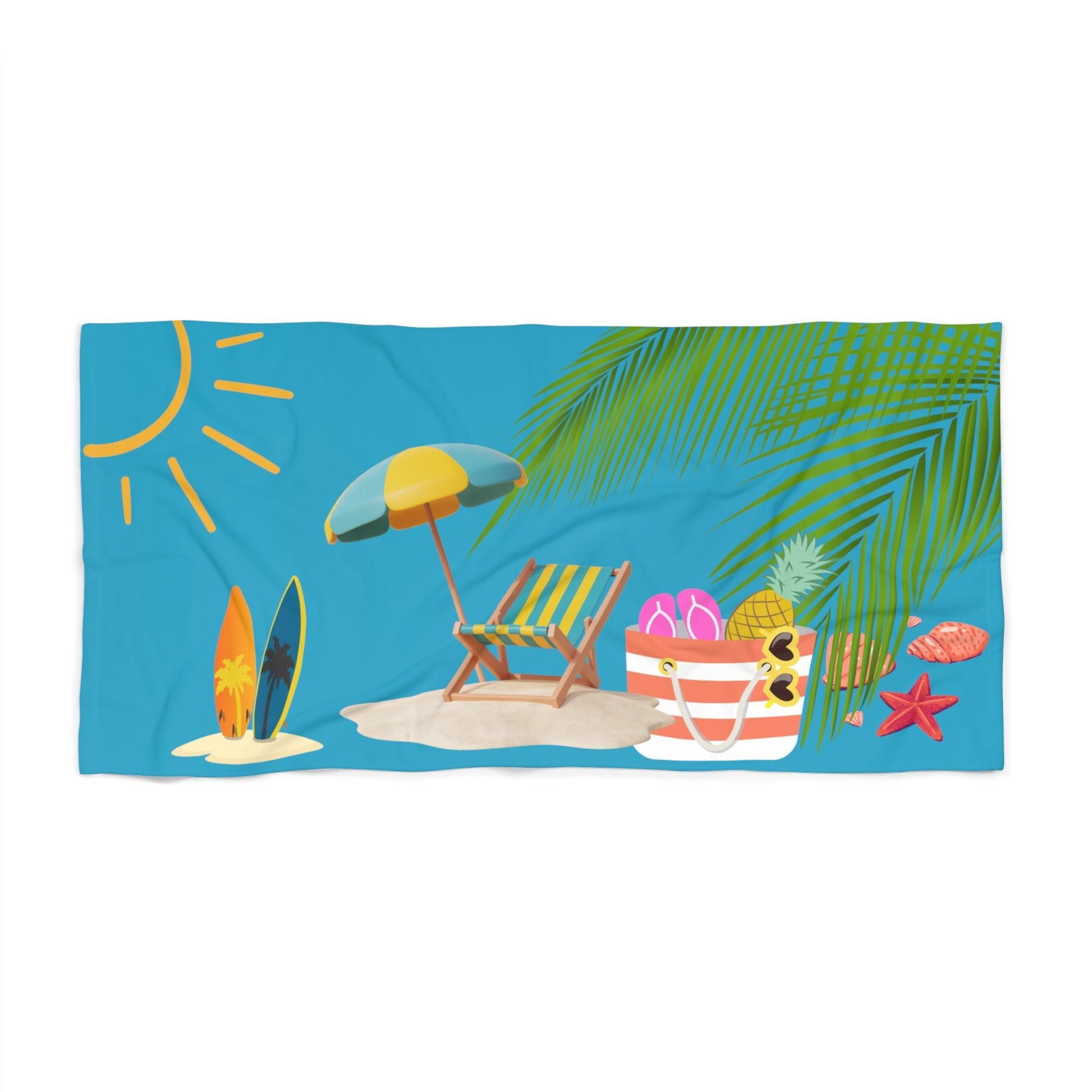 Summer Vibes Beach Towel - JennyCool