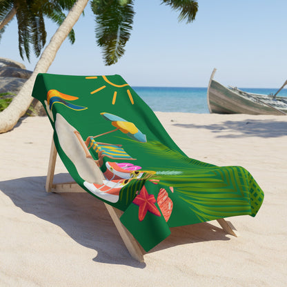 Summer Vibes Beach Towel - JennyCool
