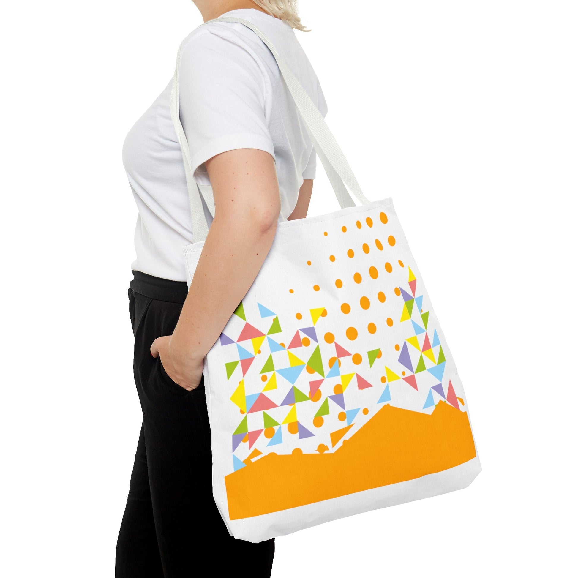 Tote Bag Geometric Design - JennyCool