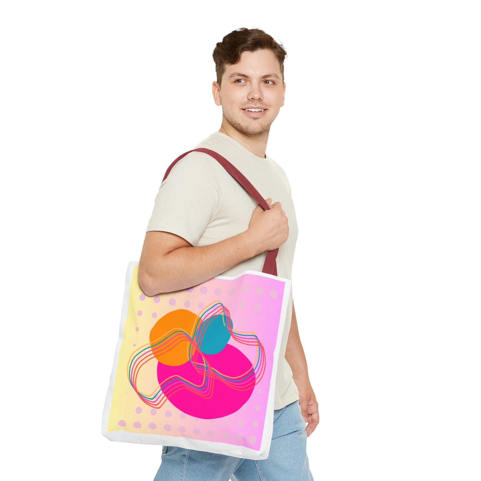 Tote Bag Geometric Design - JennyCool