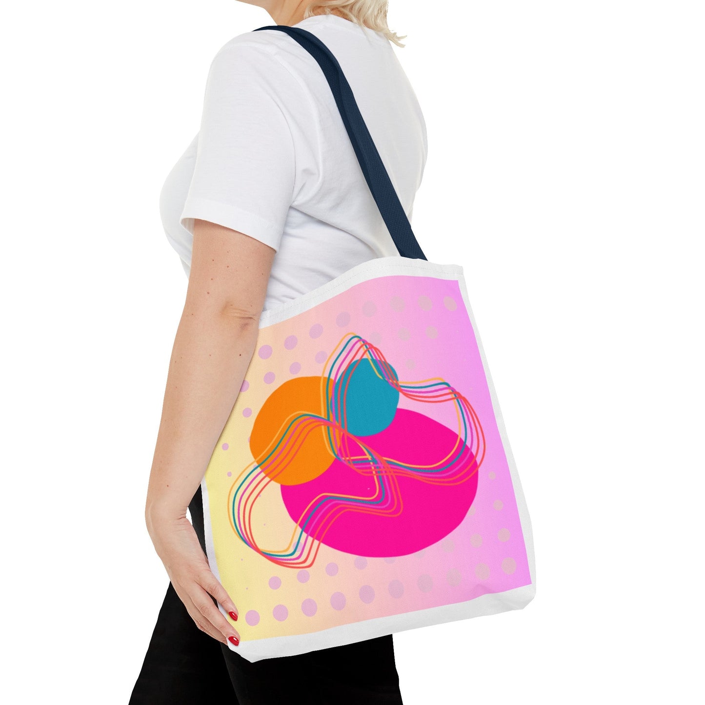Tote Bag Geometric Design - JennyCool