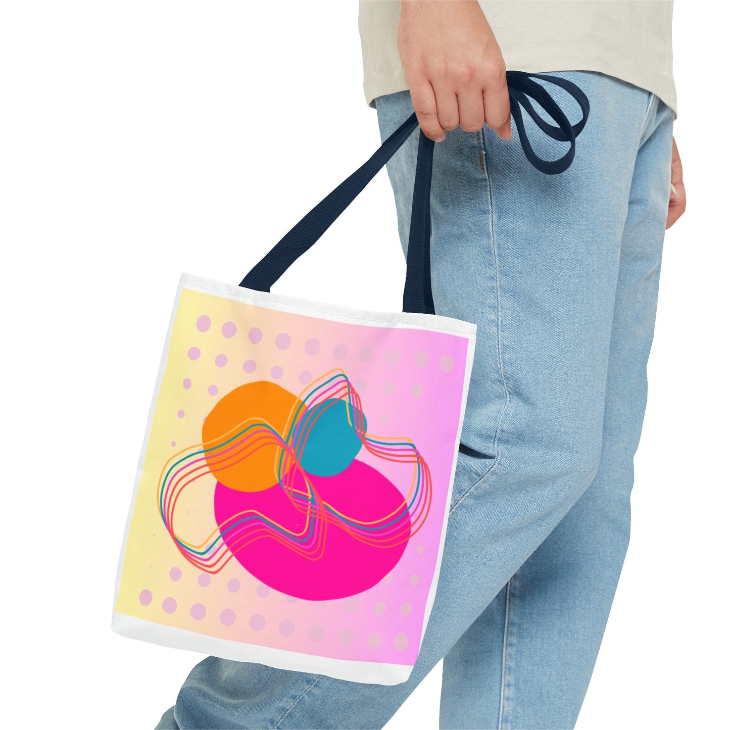 Tote Bag Geometric Design - JennyCool