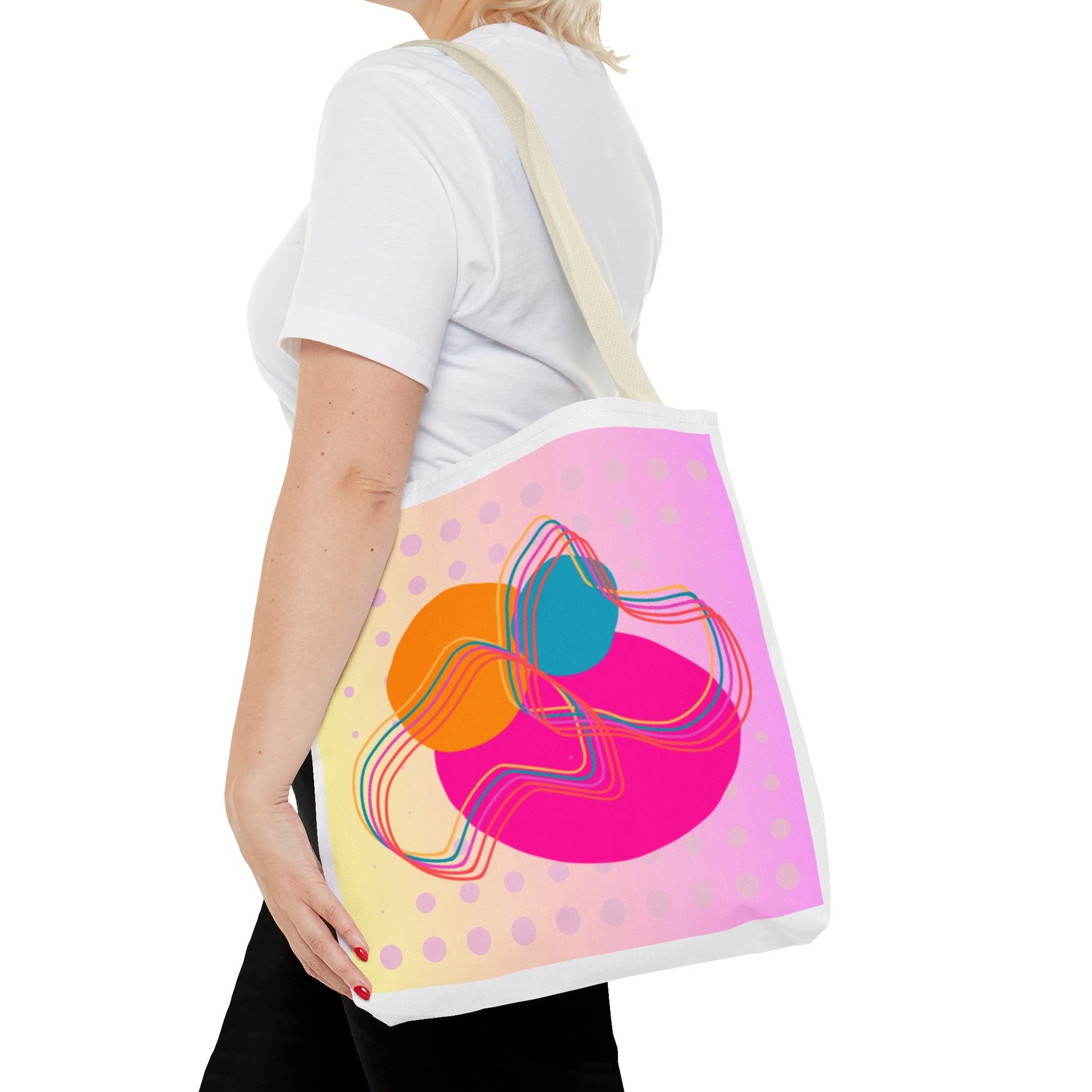 Tote Bag Geometric Design - JennyCool
