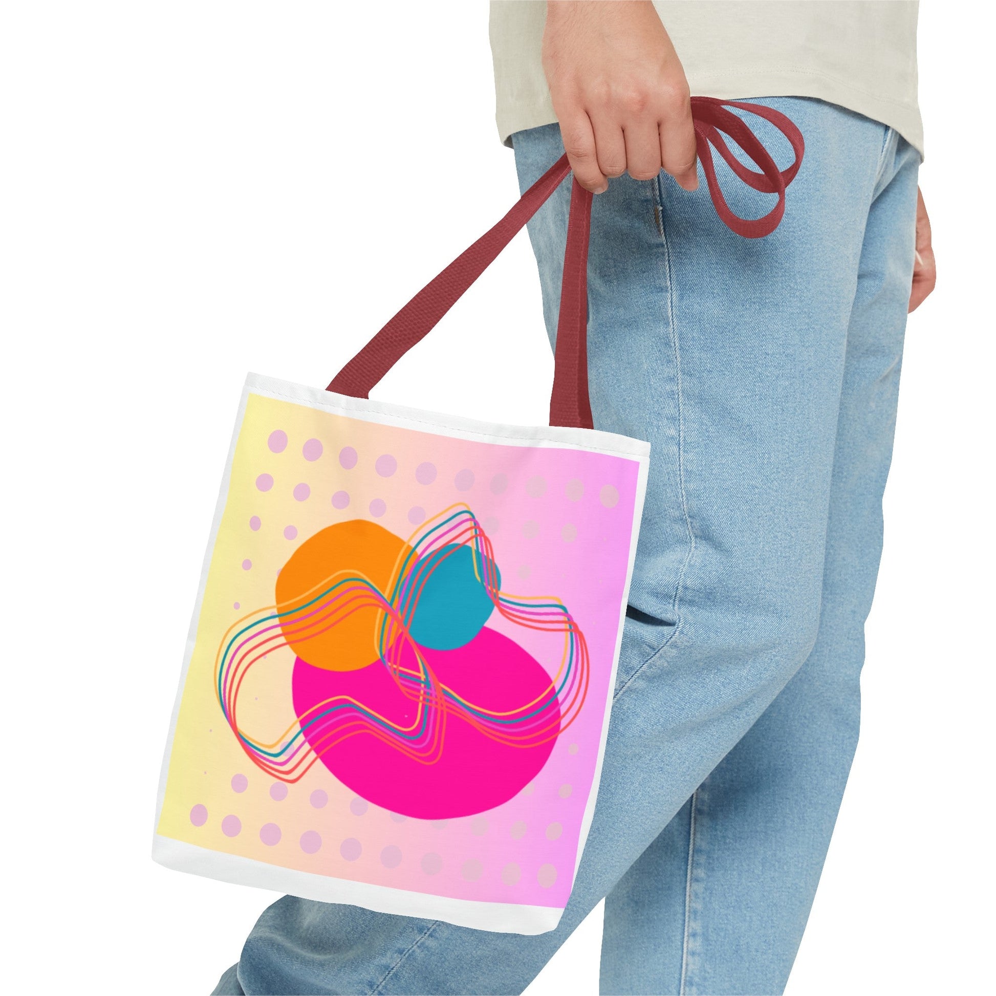 Tote Bag Geometric Design - JennyCool