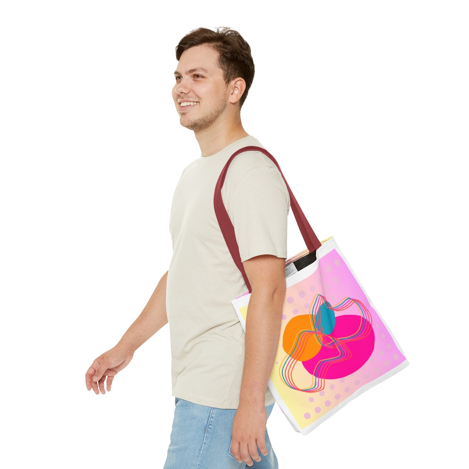 Tote Bag Geometric Design - JennyCool