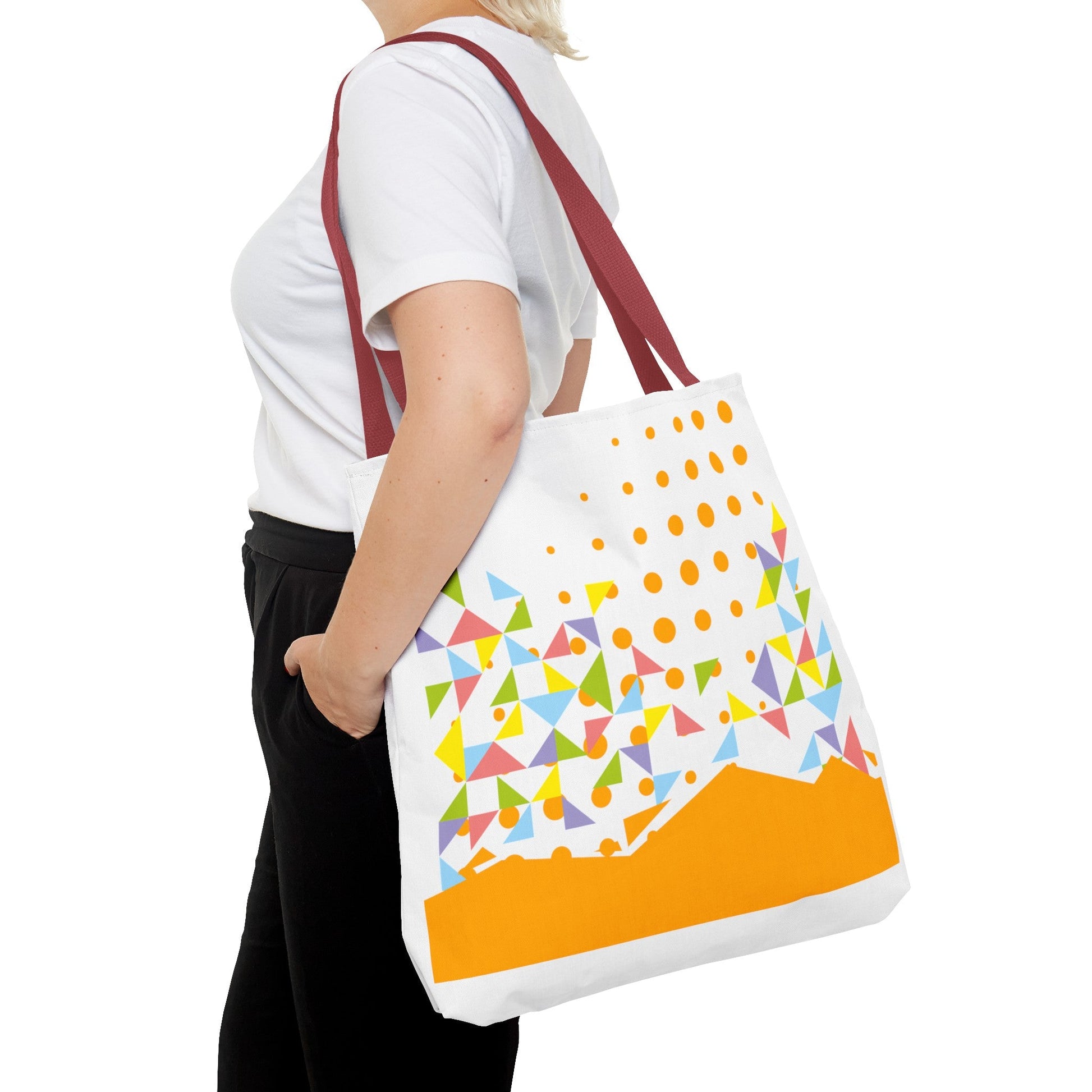 Tote Bag Geometric Design - JennyCool