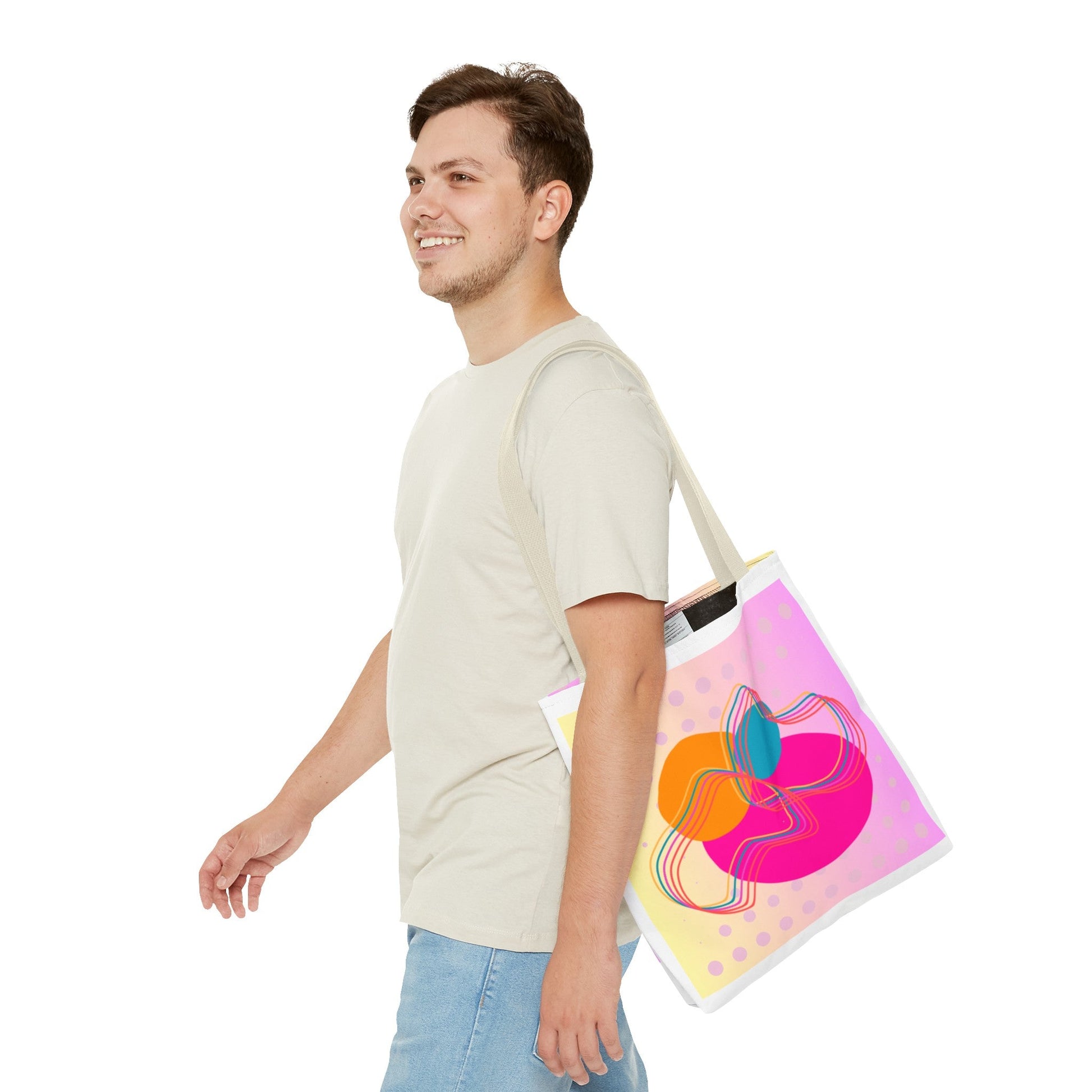 Tote Bag Geometric Design - JennyCool