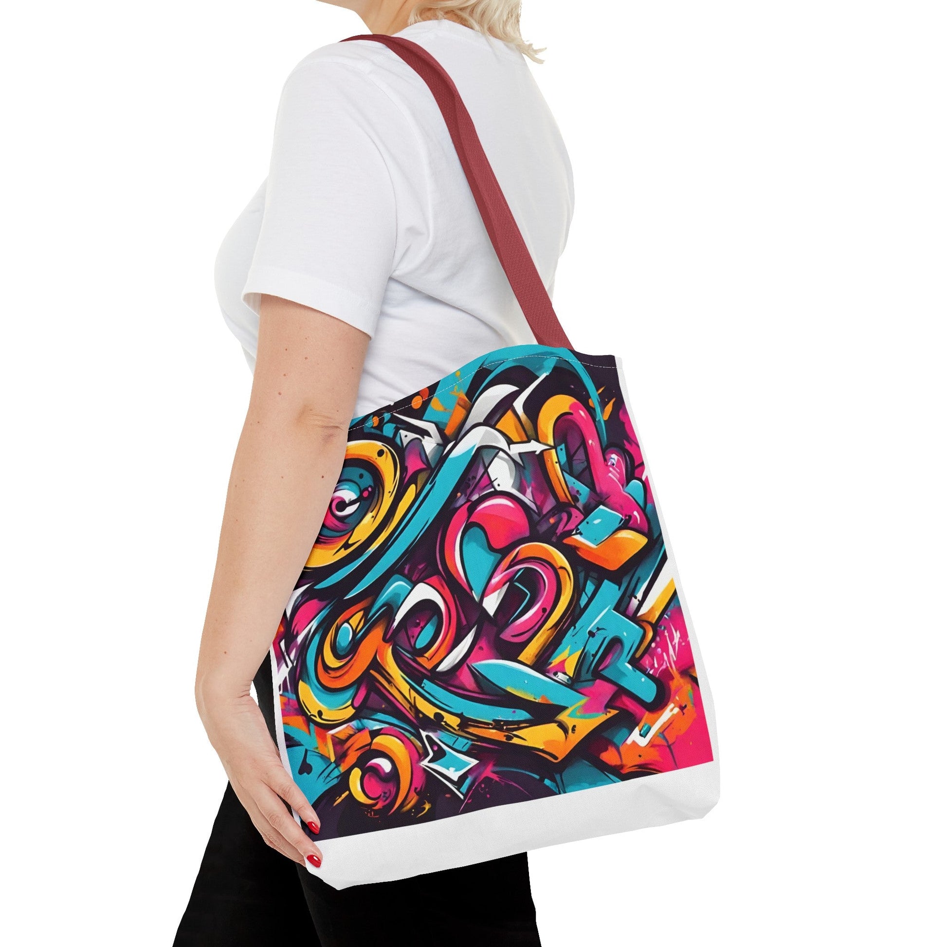 Tote Bag with Graffiti design - JennyCool