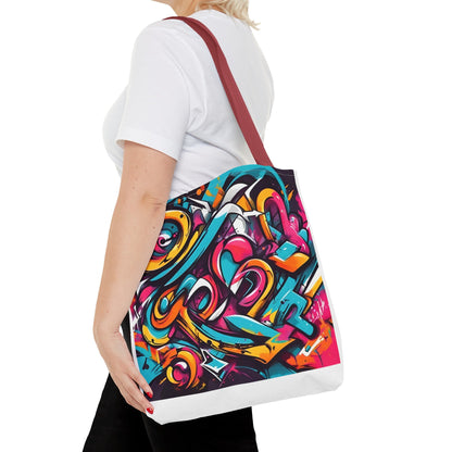Tote Bag with Graffiti design - JennyCool