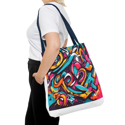 Tote Bag with Graffiti design - JennyCool