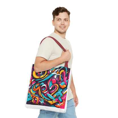 Tote Bag with Graffiti design - JennyCool