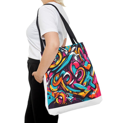 Tote Bag with Graffiti design - JennyCool