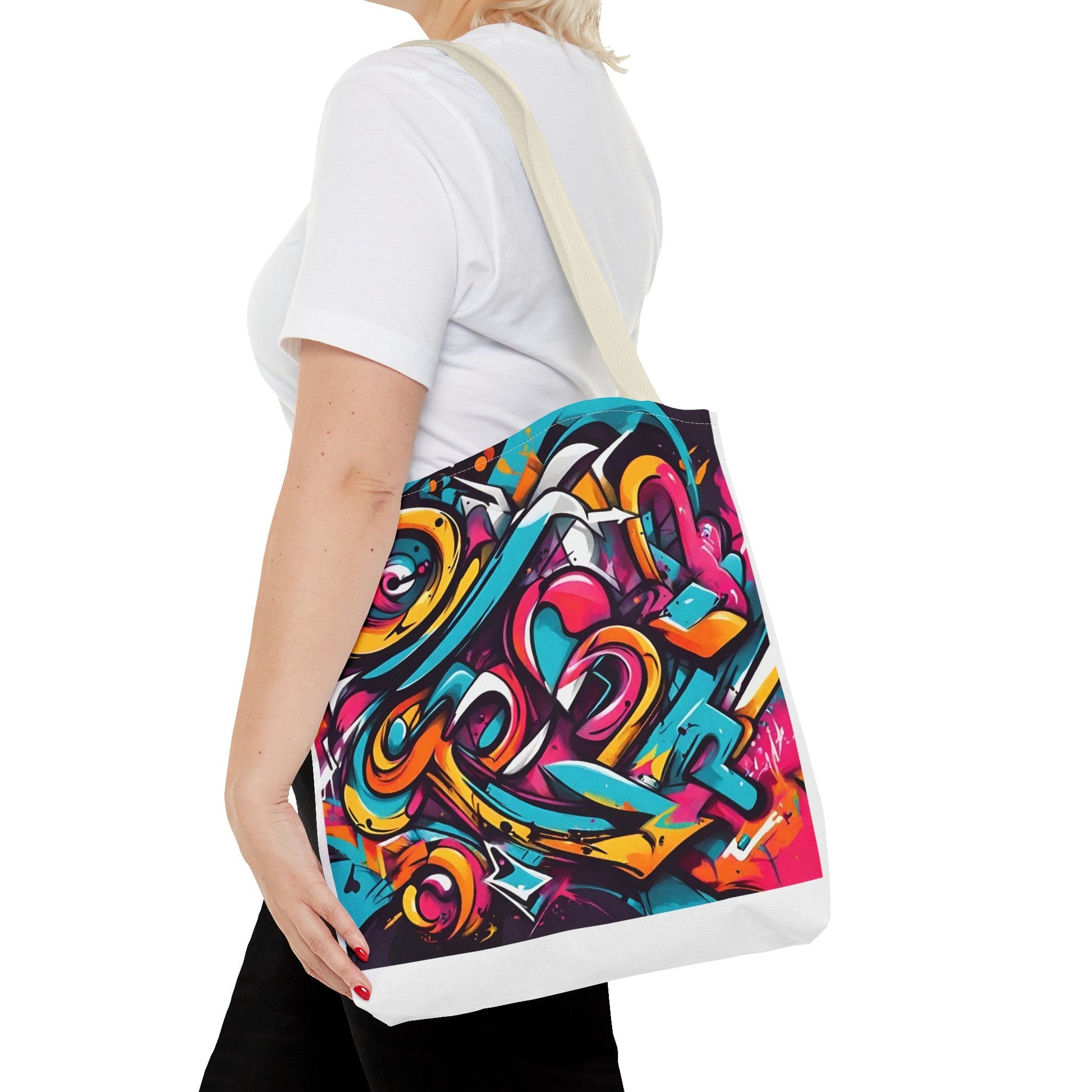 Tote Bag with Graffiti design - JennyCool