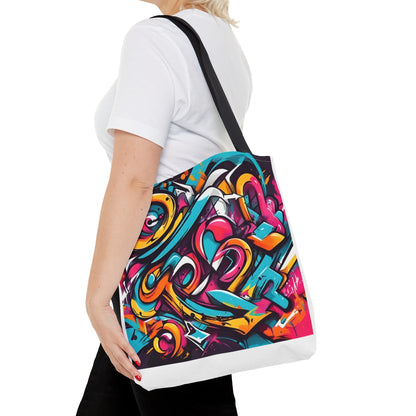 Tote Bag with Graffiti design - JennyCool