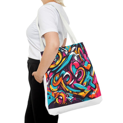 Tote Bag with Graffiti design - JennyCool