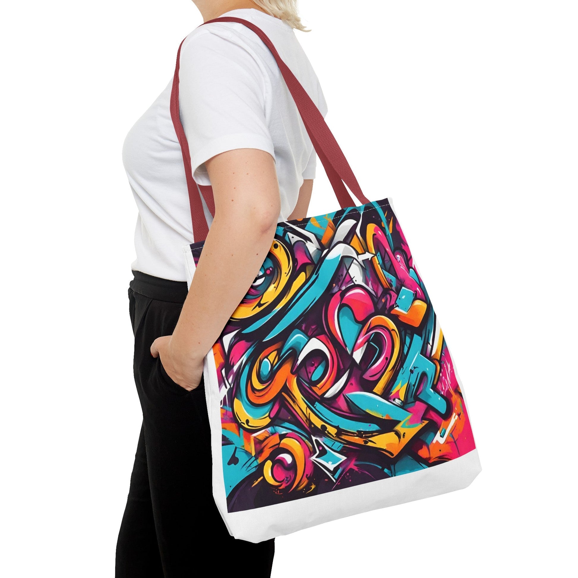 Tote Bag with Graffiti design - JennyCool