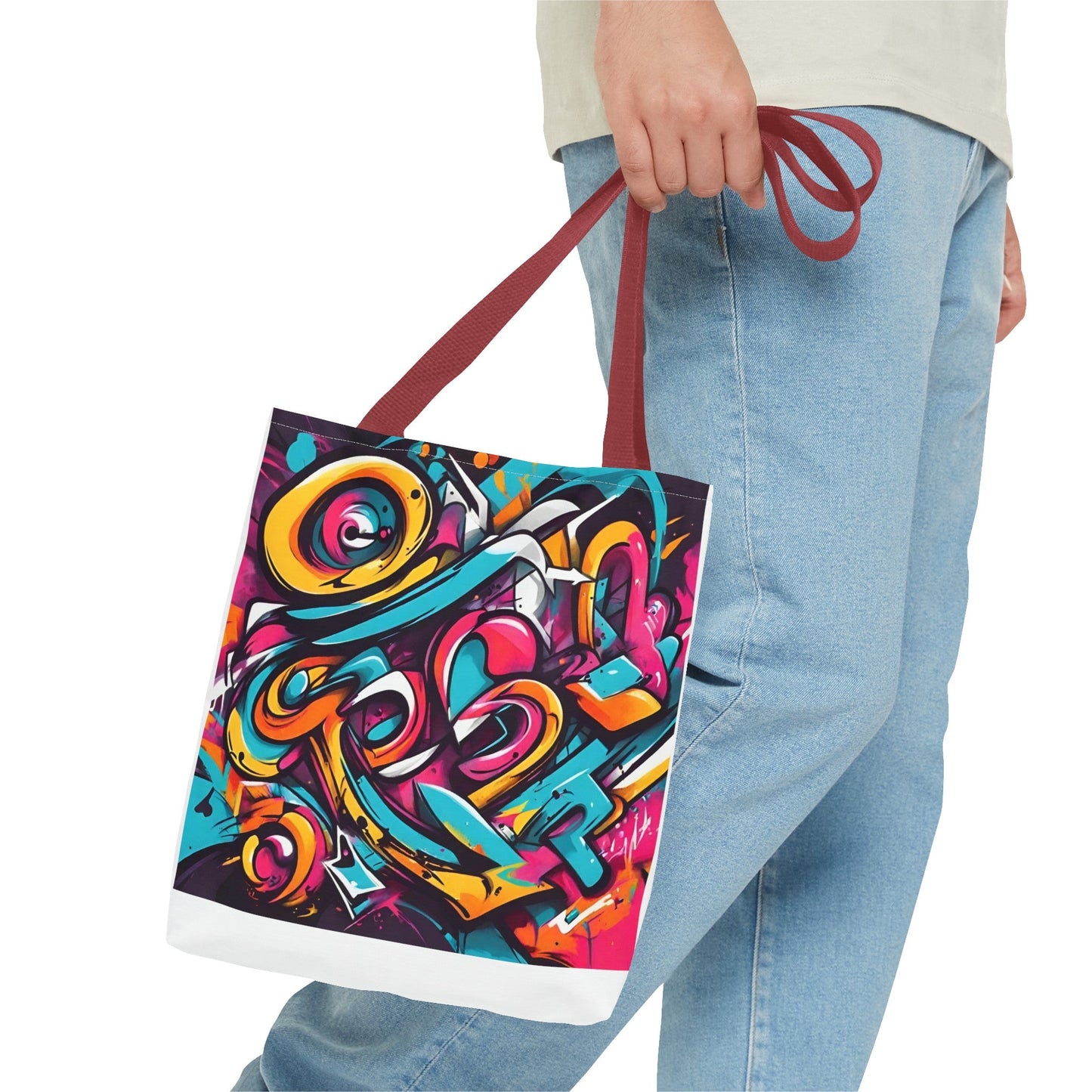 Tote Bag with Graffiti design - JennyCool