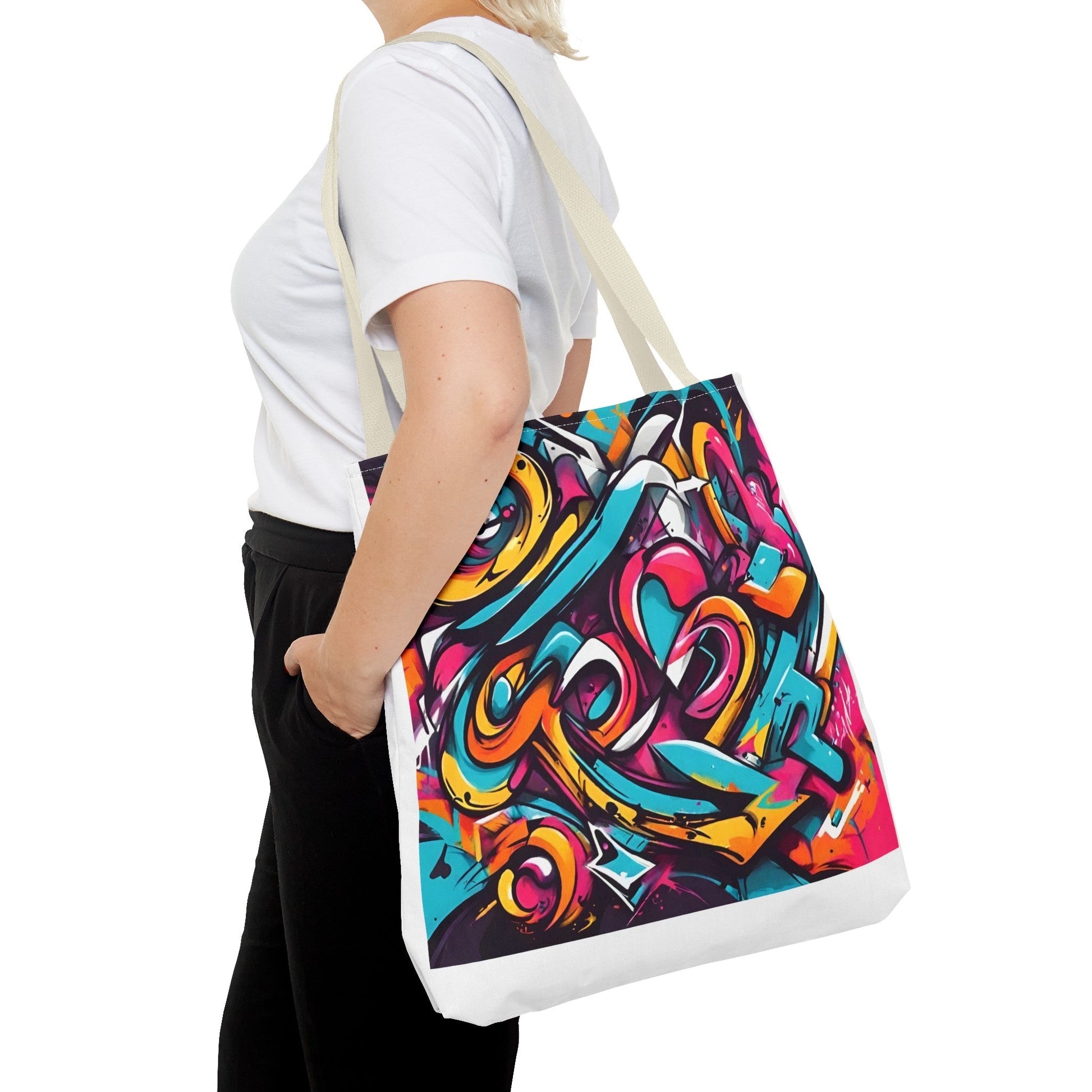 Tote Bag with Graffiti design - JennyCool