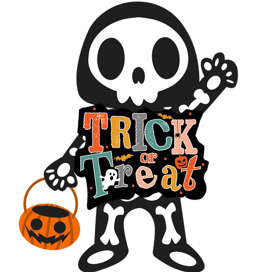 Skeleton Trick or Treat Digital Product