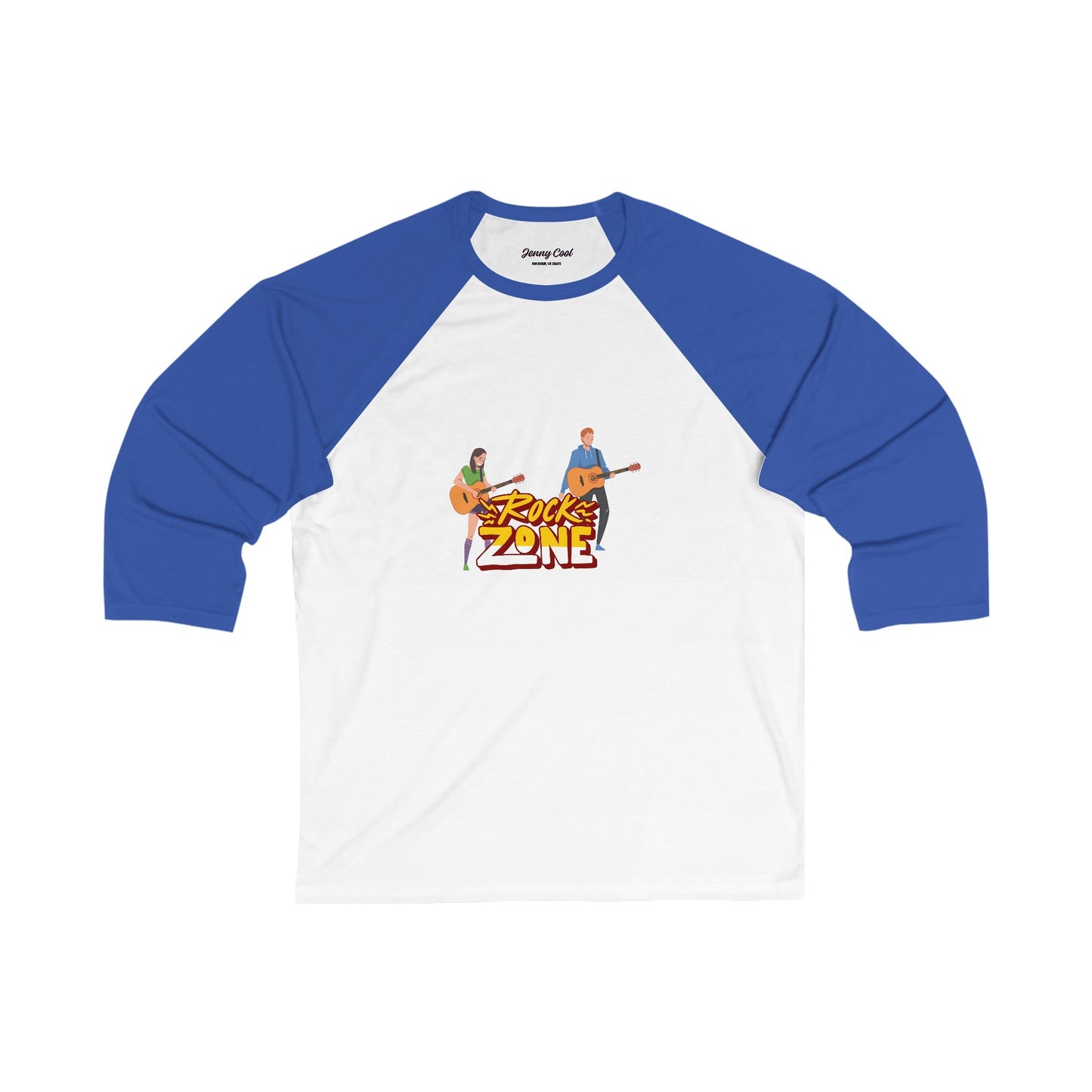 Unisex 3\4 Sleeve Baseball Tee - JennyCool