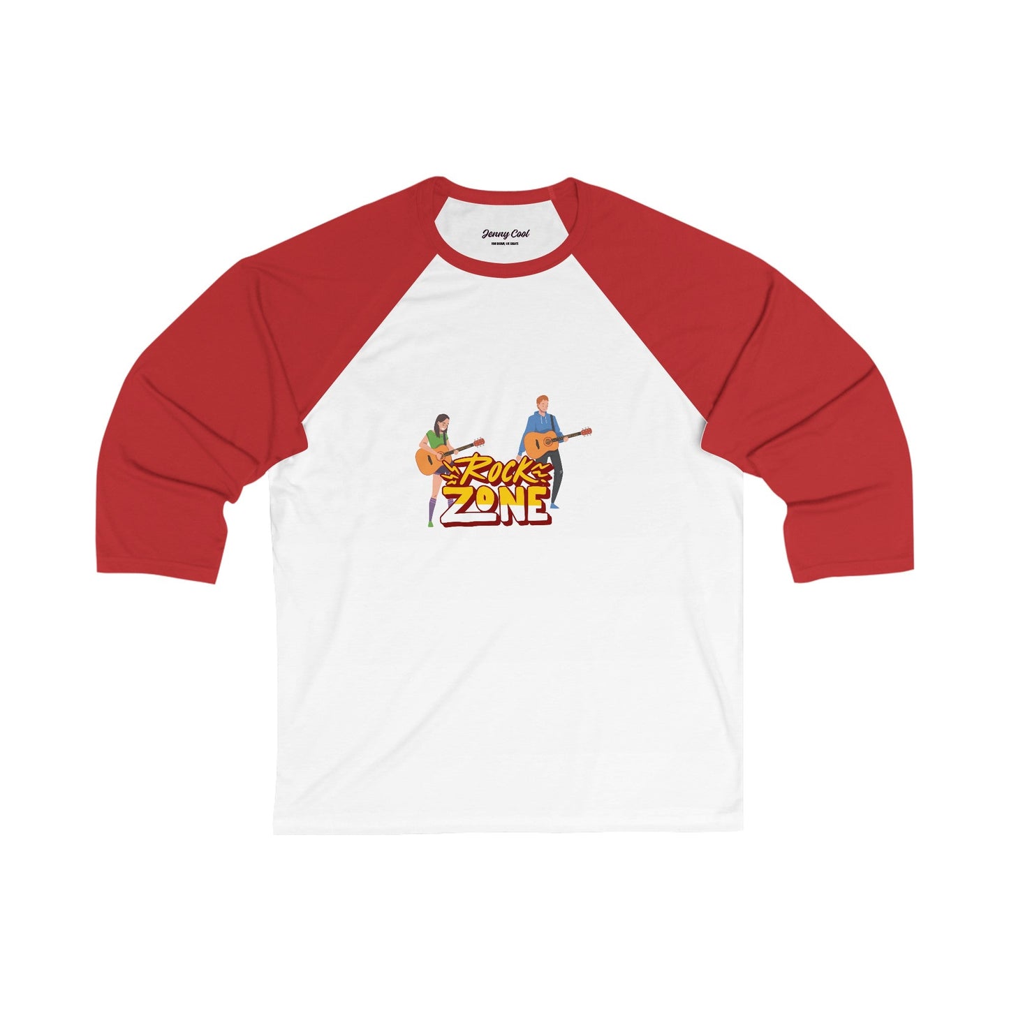 Unisex 3\4 Sleeve Baseball Tee - JennyCool