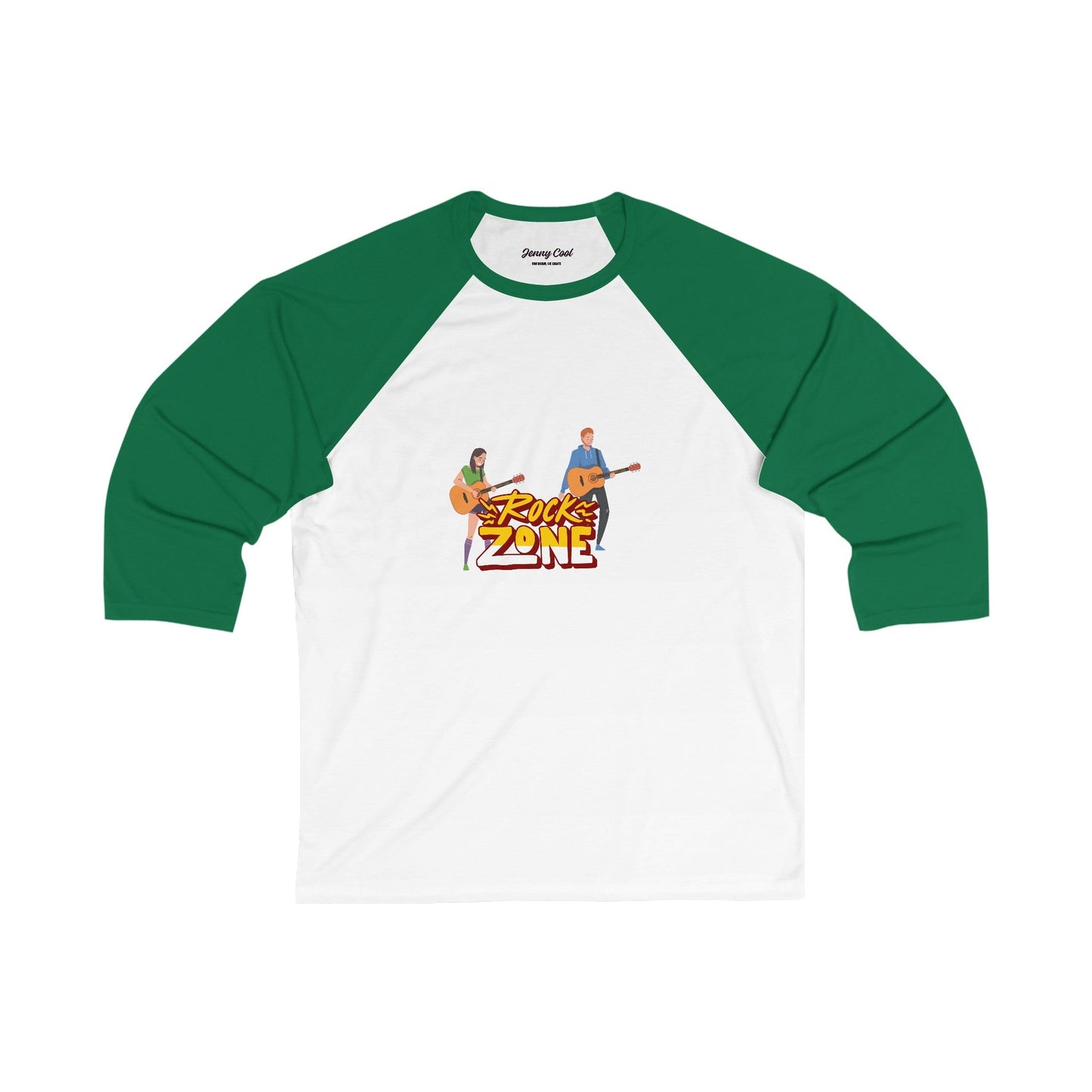 Unisex 3\4 Sleeve Baseball Tee - JennyCool