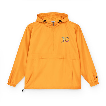 Unisex Packable Anorak Jacket - Lightweight Water - Resistant Windbreaker with JC Logo - JennyCool