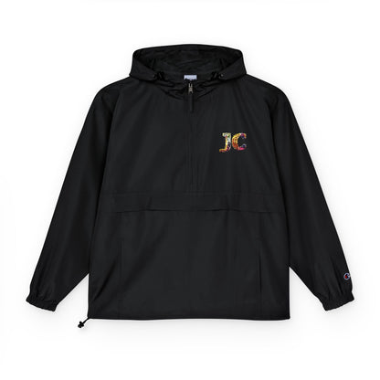 Unisex Packable Anorak Jacket - Lightweight Water - Resistant Windbreaker with JC Logo - JennyCool