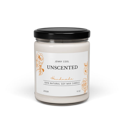 UnScented Soy Candle, 9oz - JennyCool