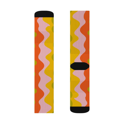 Wavy Socks - Sublimation - JennyCool