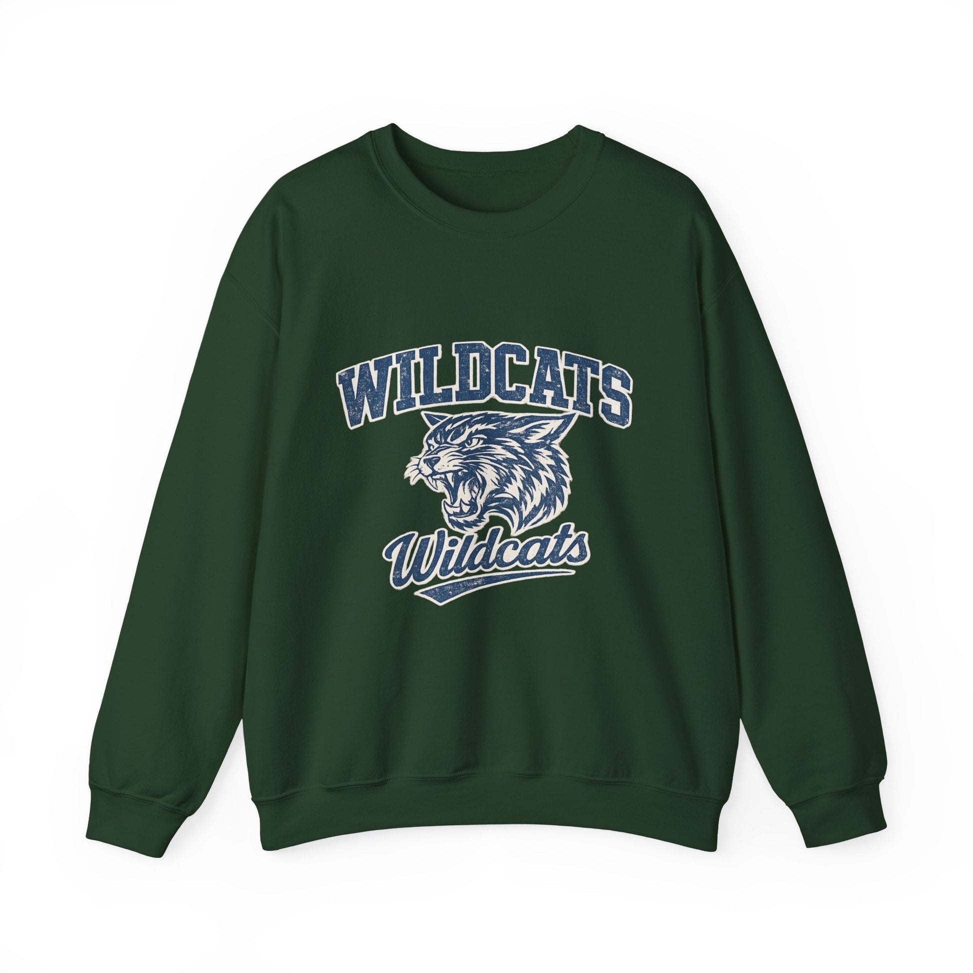 Wildcats College Sweatshirt – Retro Varsity Graphic Crewneck - JennyCool