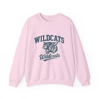 Wildcats College Sweatshirt – Retro Varsity Graphic Crewneck - JennyCool