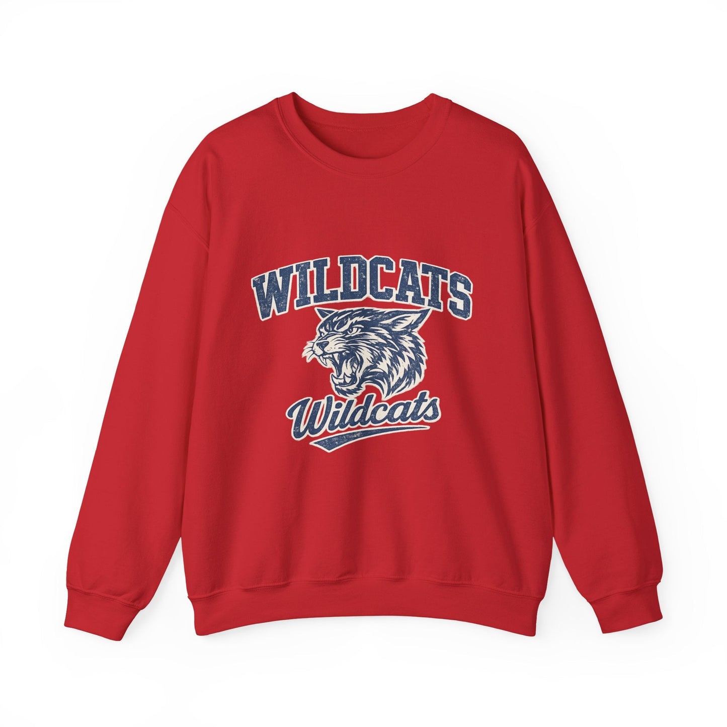 Wildcats College Sweatshirt – Retro Varsity Graphic Crewneck - JennyCool
