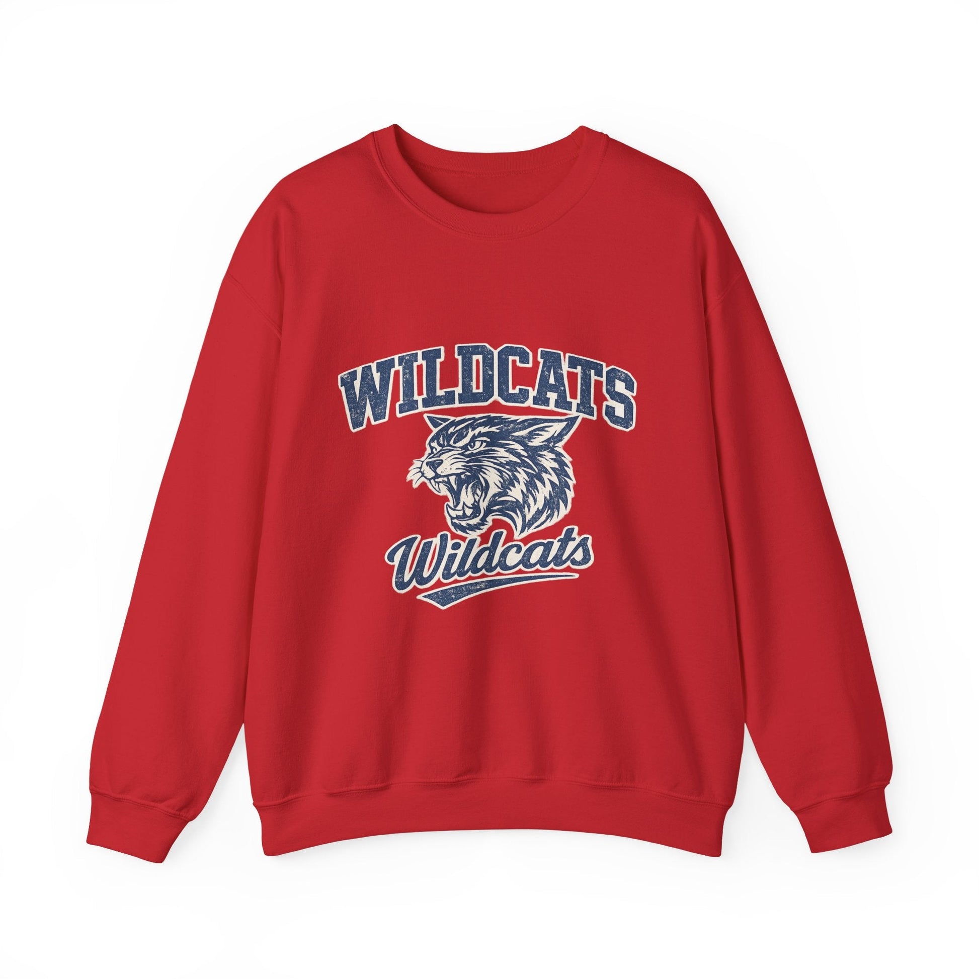 Wildcats College Sweatshirt – Retro Varsity Graphic Crewneck - JennyCool