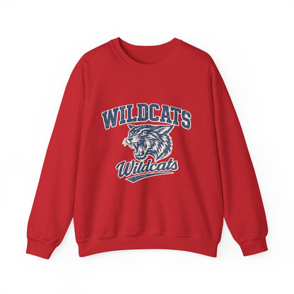 Wildcats College Sweatshirt – Retro Varsity Graphic Crewneck - JennyCool