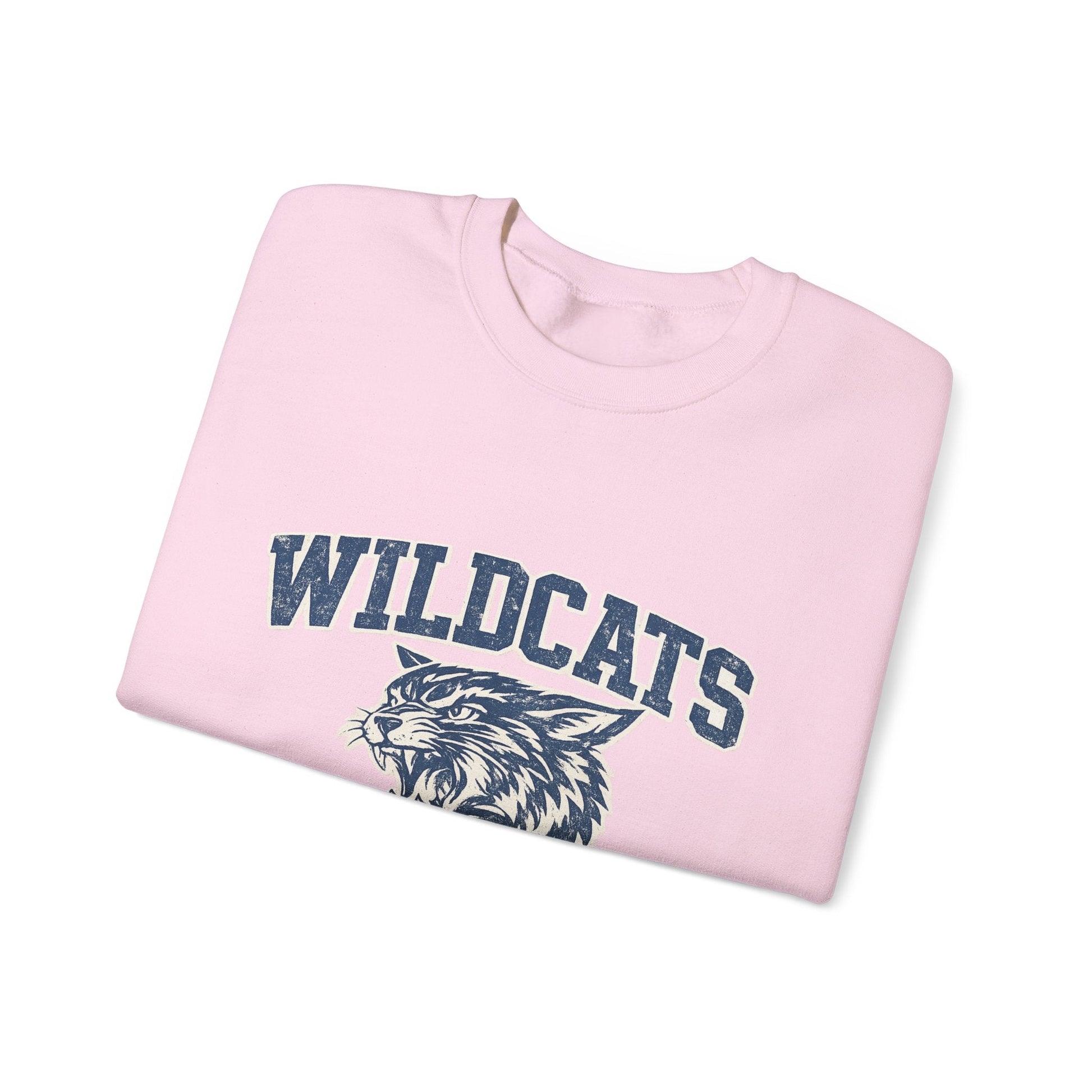 Wildcats College Sweatshirt – Retro Varsity Graphic Crewneck - JennyCool