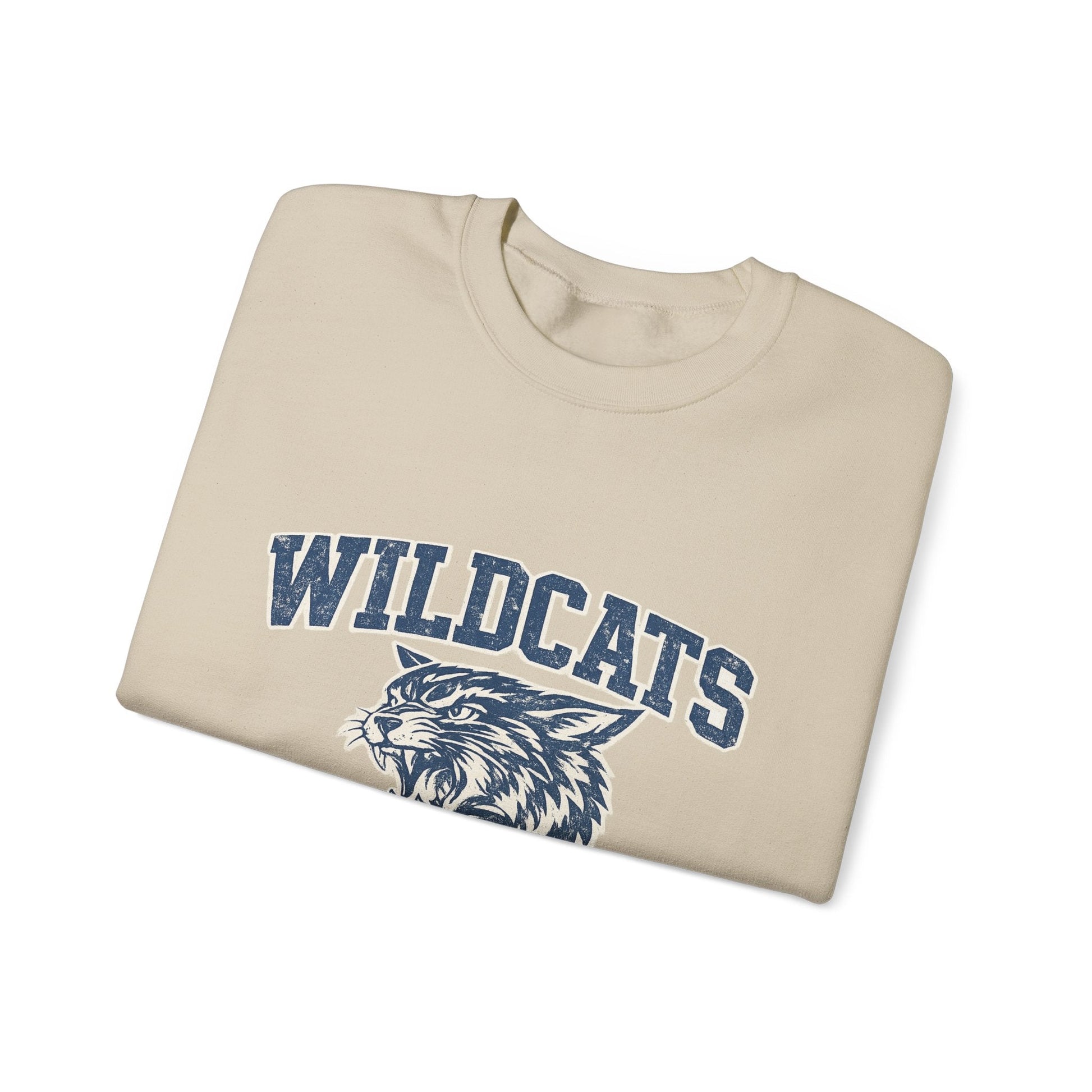 Wildcats College Sweatshirt – Retro Varsity Graphic Crewneck - JennyCool