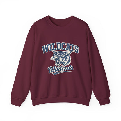 Wildcats College Sweatshirt – Retro Varsity Graphic Crewneck - JennyCool