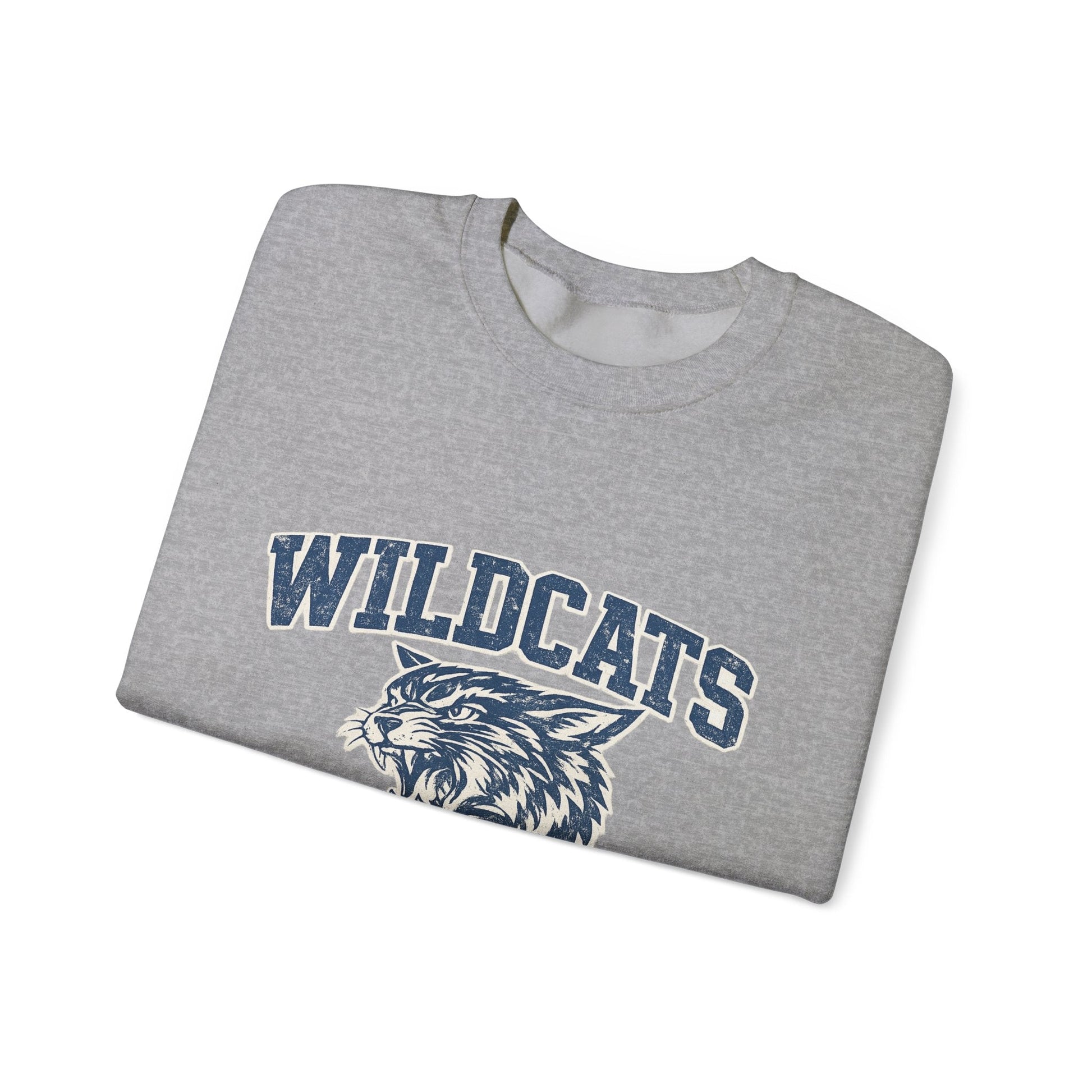 Wildcats College Sweatshirt – Retro Varsity Graphic Crewneck - JennyCool
